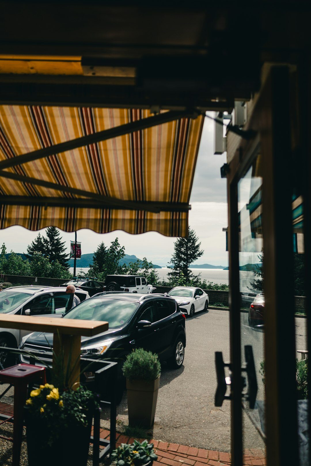 car parked outside
